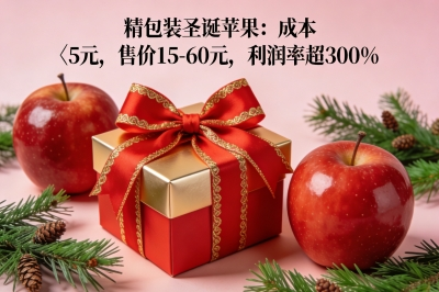 精包装圣诞苹果
