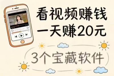 太轻松了!看视频赚钱一天赚20元,3个宝藏视频赚钱软件别错过!