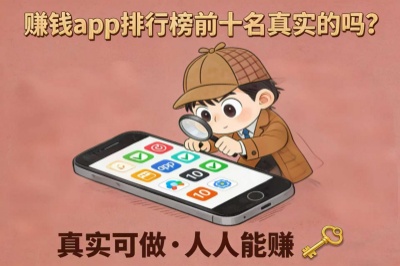 赚钱app排行榜前十名真实的吗?10款可以赚钱的app,人人能做!