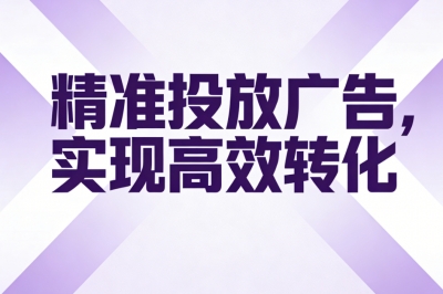 精准投放广告，实现高效转化