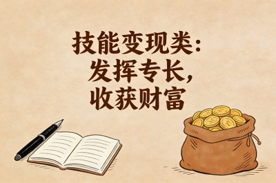 技能变现类:发挥专长,收获财富