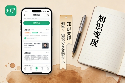 知乎：知识分享兼职平台
