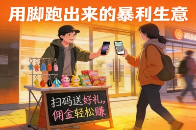 用脚跑出来的暴利生意