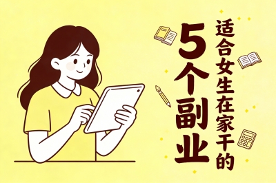 适合女生在家干的5个副业