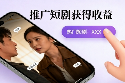 推广短剧获得收益