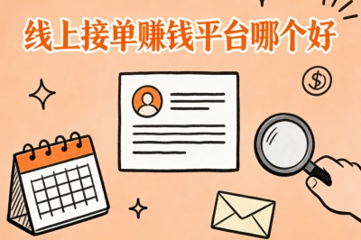 线上接单赚钱平台哪个好?揭秘5大靠谱渠道,新手快速入门