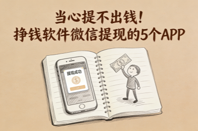 当心提不出钱！挣钱软件微信提现的5个APP