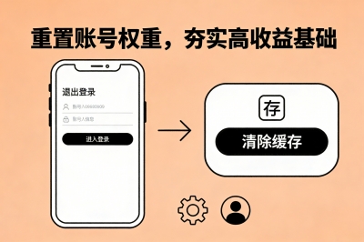 重置账号权重，夯实高收益基础