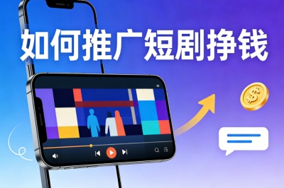 如何推广短剧挣钱?揭秘5个高效引流技巧,合规推广稳定赚钱