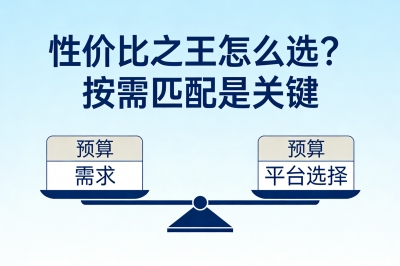 性价比之王怎么选？按需匹配是关键