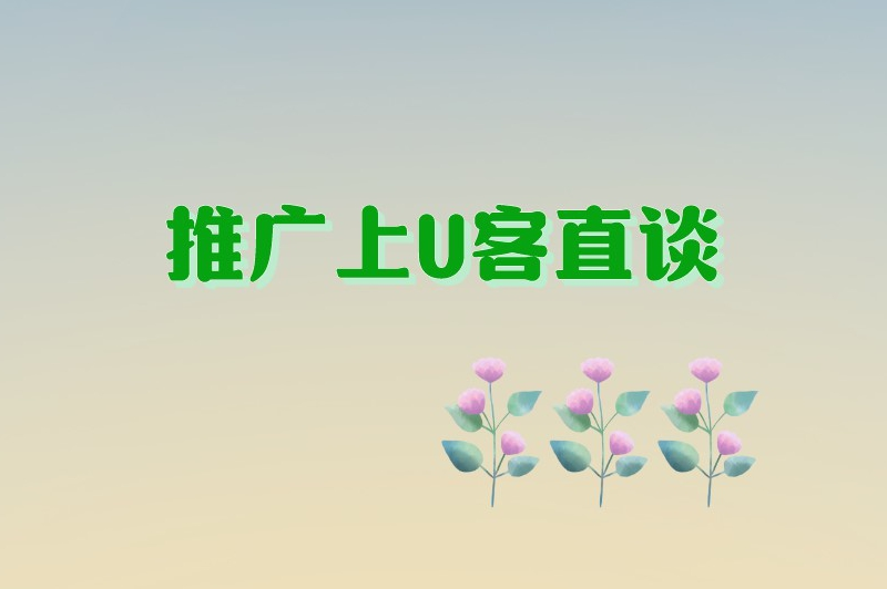 推广上U客直谈