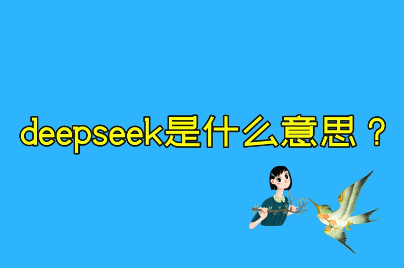deepseek是什么意思？deepseek软件怎样使用？