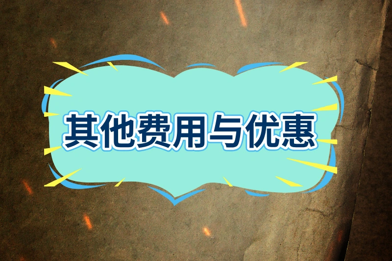其他费用与优惠