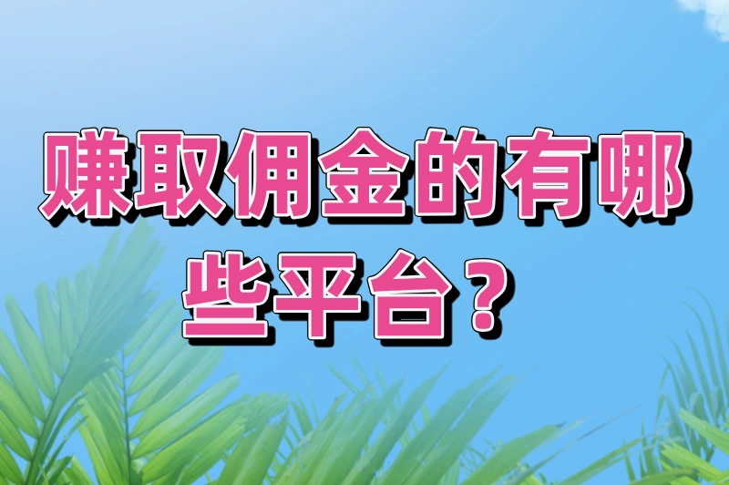 赚取佣金的有哪些平台？这些平台让你轻松赚钱！
