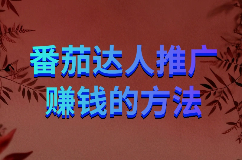 番茄达人怎么推广赚钱？从零开始，轻松赚钱指南