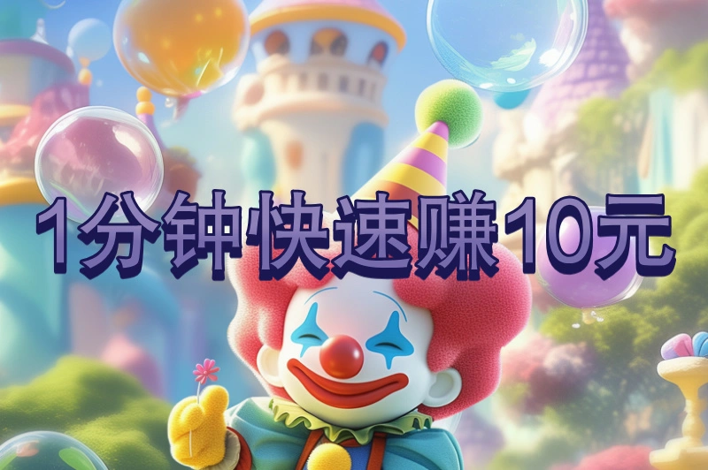 1分钟快速赚10元，究竟是什么样的赚钱方法，错过拍大腿！