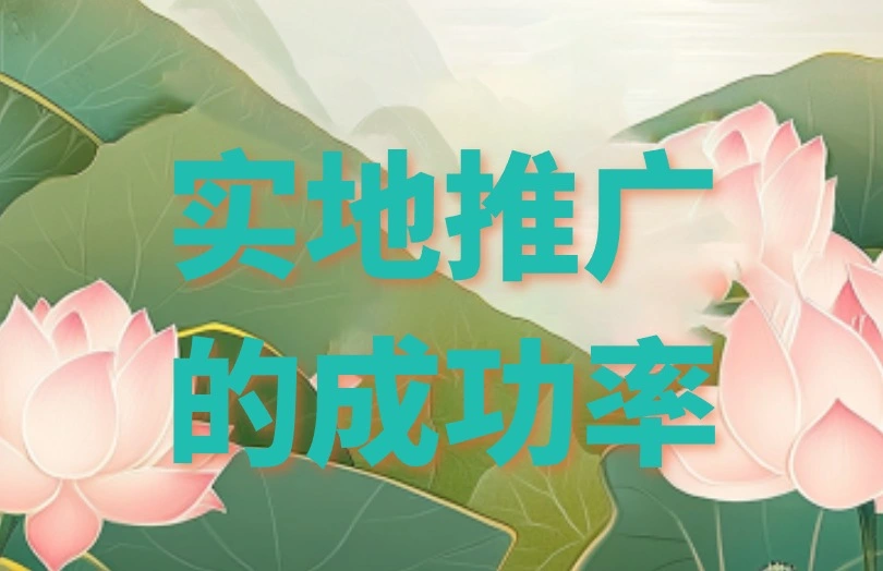 实地推广的成功率