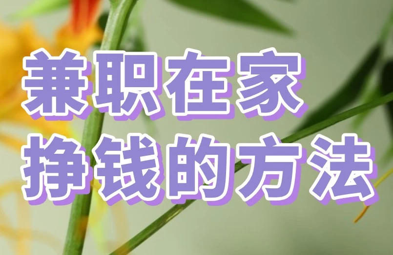 分享5个兼职在家挣钱的方法！宝妈也能日入200+