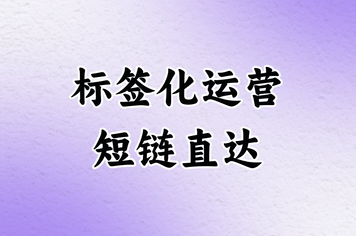 标签化运营 短链直达