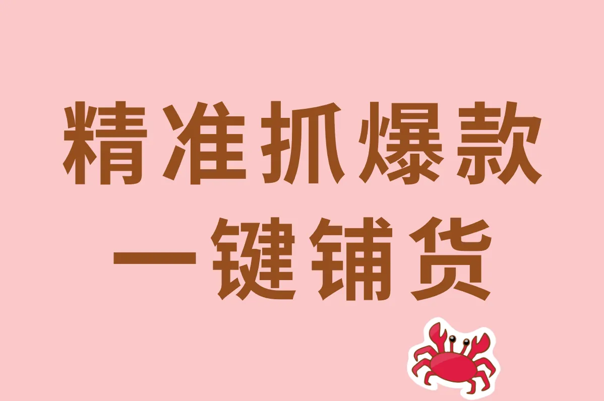 精准抓爆款 一键铺货