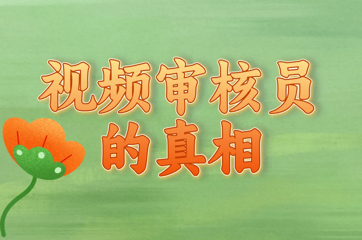 视频审核员 的真相