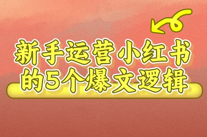 新手怎么运营小红书？抓住这5个爆文逻辑就够了