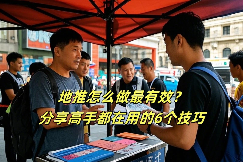地推怎么做最有效？分享高手都在用的6个技巧