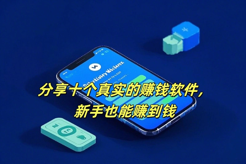 分享十个真实的赚钱软件，新手也能赚到钱