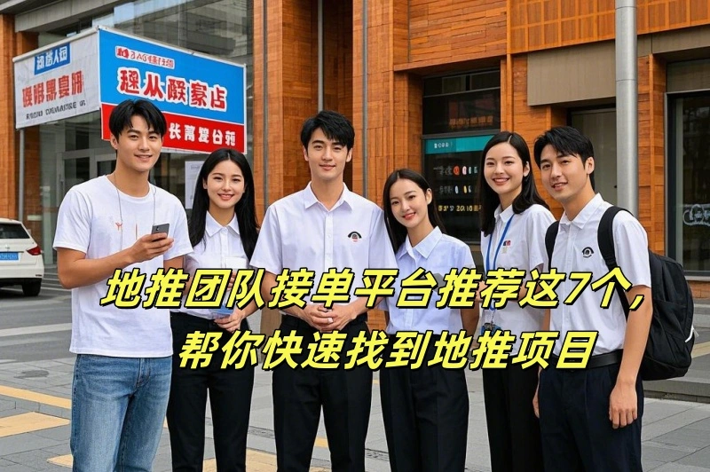 地推团队接单平台推荐这7个，帮你快速找到地推项目