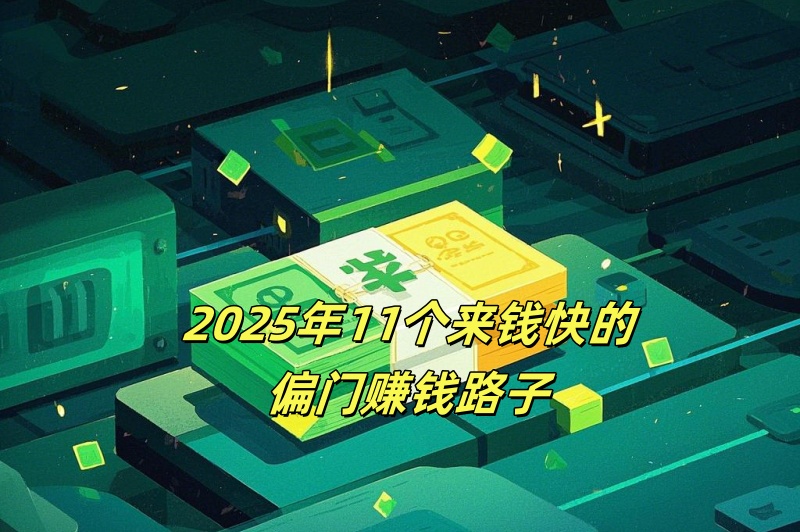 2025年11个来钱快的偏门赚钱路子