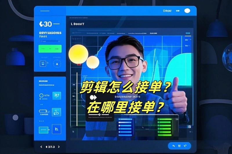 剪辑怎么接单？在哪里接单？
