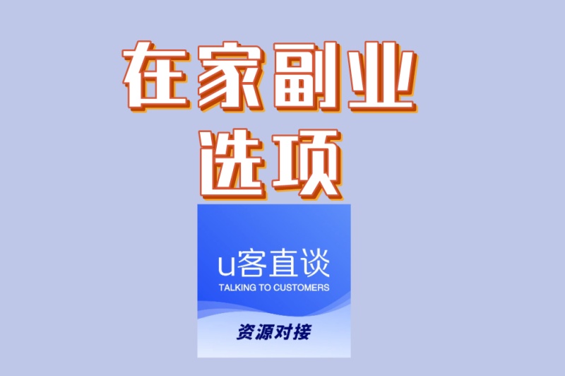 在家副业选项有哪些?3种高收入工作推荐,零基础也能月入4000+