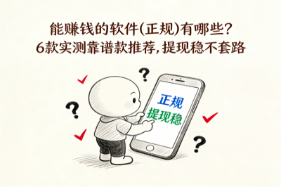 能赚钱的软件 (正规) 有哪些？6 款实测靠谱款推荐，提现稳不套路