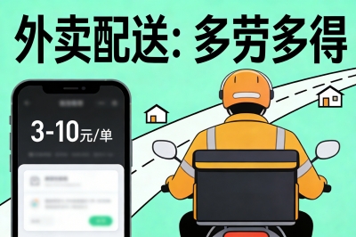 外卖配送：多劳多得