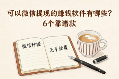 可以微信提现的赚钱软件有哪些？6个靠谱款，微信秒提超方便！