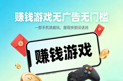 赚钱游戏无广告无门槛：一部手机就能玩，提现快到没话说