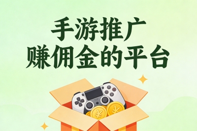 手游推广赚佣金的平台
