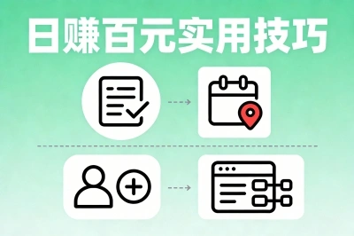 日赚百元实用技巧