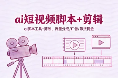 ai短视频脚本+剪辑