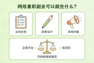 网络兼职副业可以做些什么