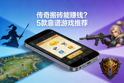 传奇搬砖能赚钱是真的吗?推荐5款靠谱的游戏,零花钱轻松到手