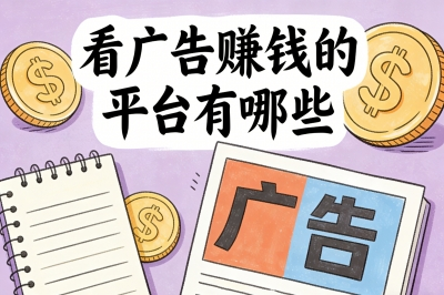 网赚小白必备!看广告赚钱的平台有哪些?5个长期稳定平台推荐