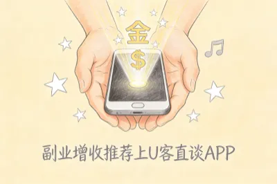副业增收推荐上U客直谈APP。