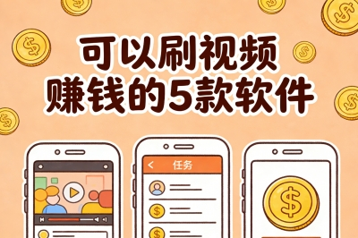 日赚50+!可以刷视频赚钱的软件有哪些?2026年最值得下载的5款APP