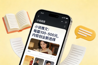 小说推文：每篇100-500元，内容创业新选择