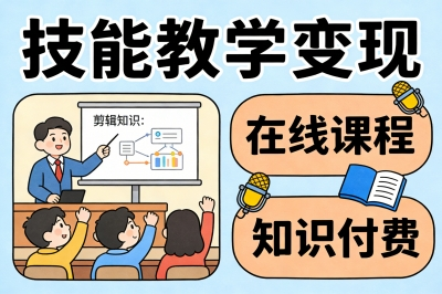 技能教学变现