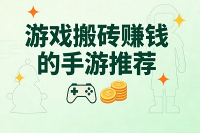 长期稳定赚!2026精选游戏搬砖赚钱的手游推荐,碎片时间玩赚200+