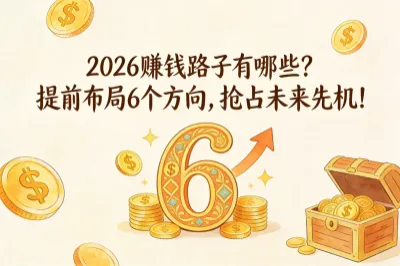 2026赚钱路子有哪些？提前布局6个方向，抢占未来先机！