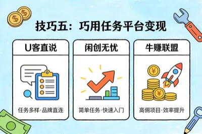 技巧五：巧用任务平台，将技能直接变现