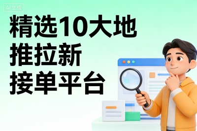 精选10大地推拉新接单平台